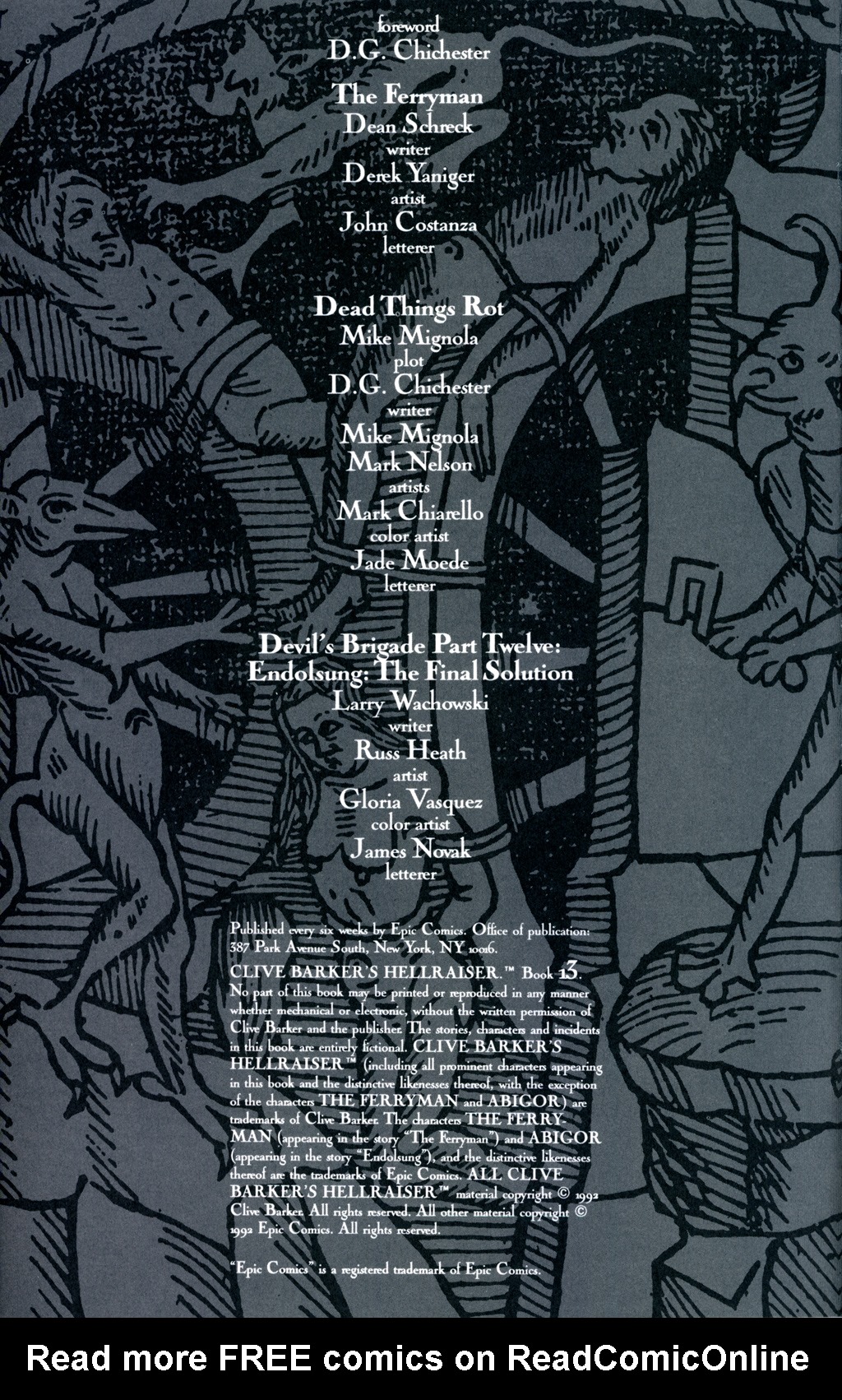 Read online Clive Barker's Hellraiser (1989) comic -  Issue #13 - 2