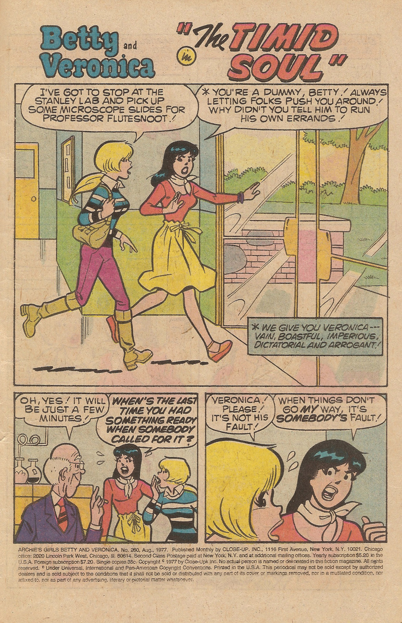Read online Archie's Girls Betty and Veronica comic -  Issue #260 - 3