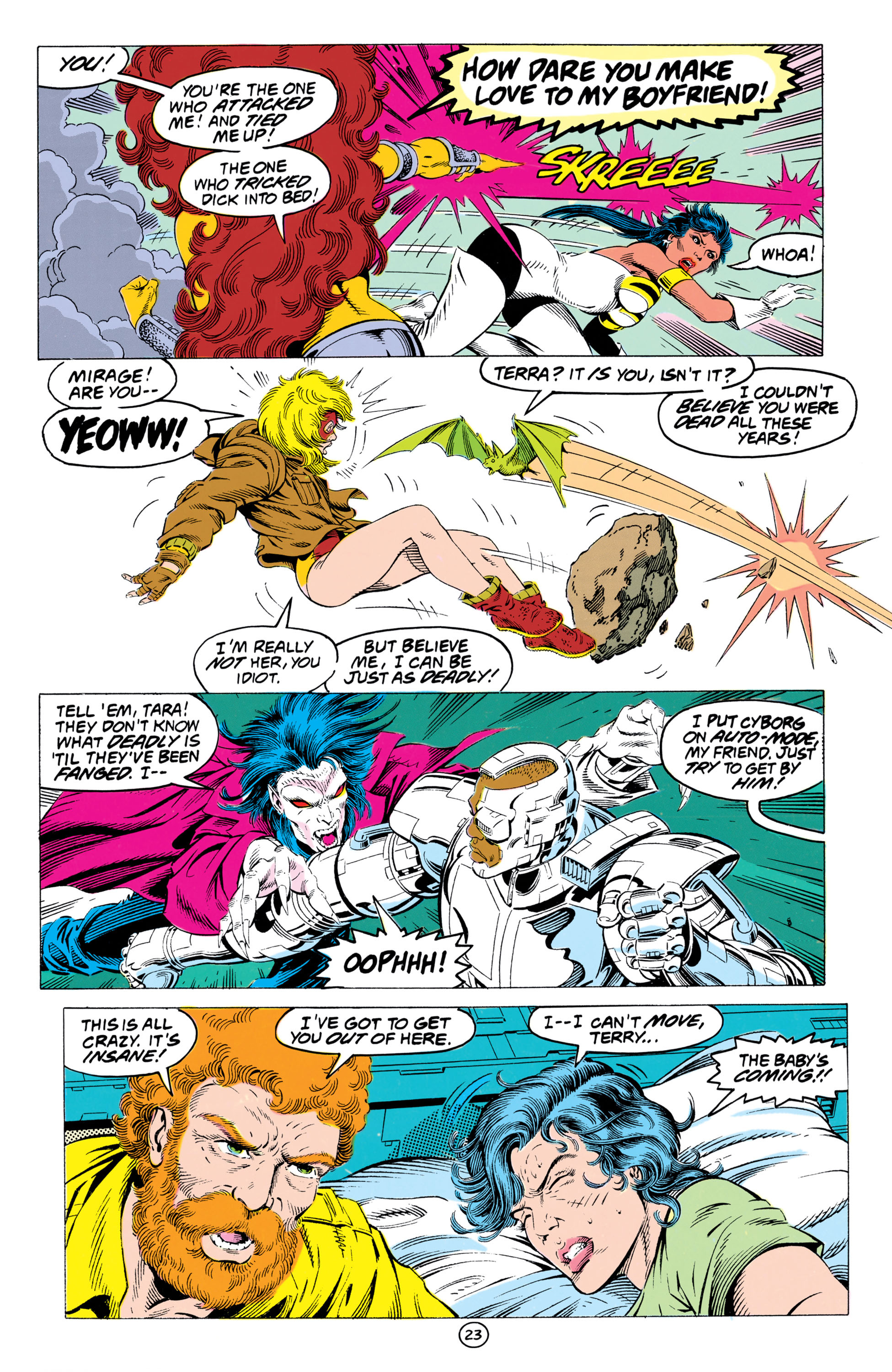 Read online The New Titans (1988) comic -  Issue #90 - 24