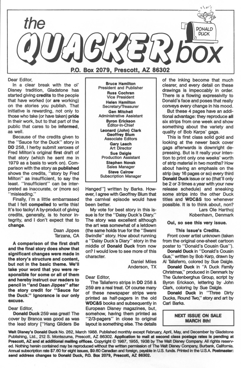 Read online Walt Disney's Donald Duck (1952) comic -  Issue #262 - 2