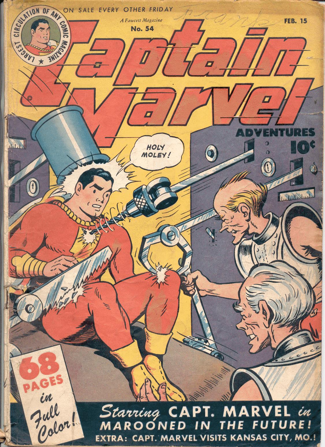 Read online Captain Marvel Adventures comic -  Issue #54 - 1