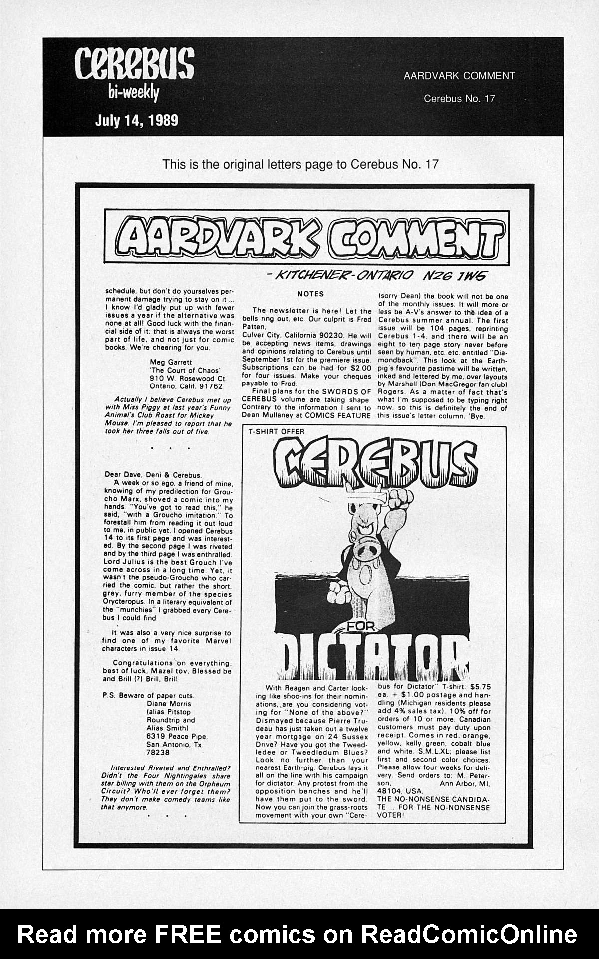 Read online Cerebus comic -  Issue #17 - 28