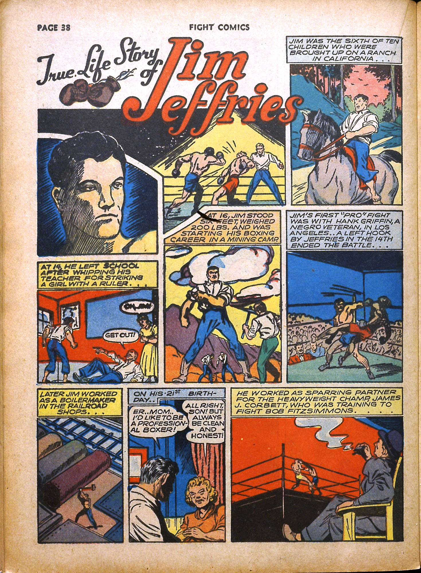 Read online Fight Comics comic -  Issue #14 - 40