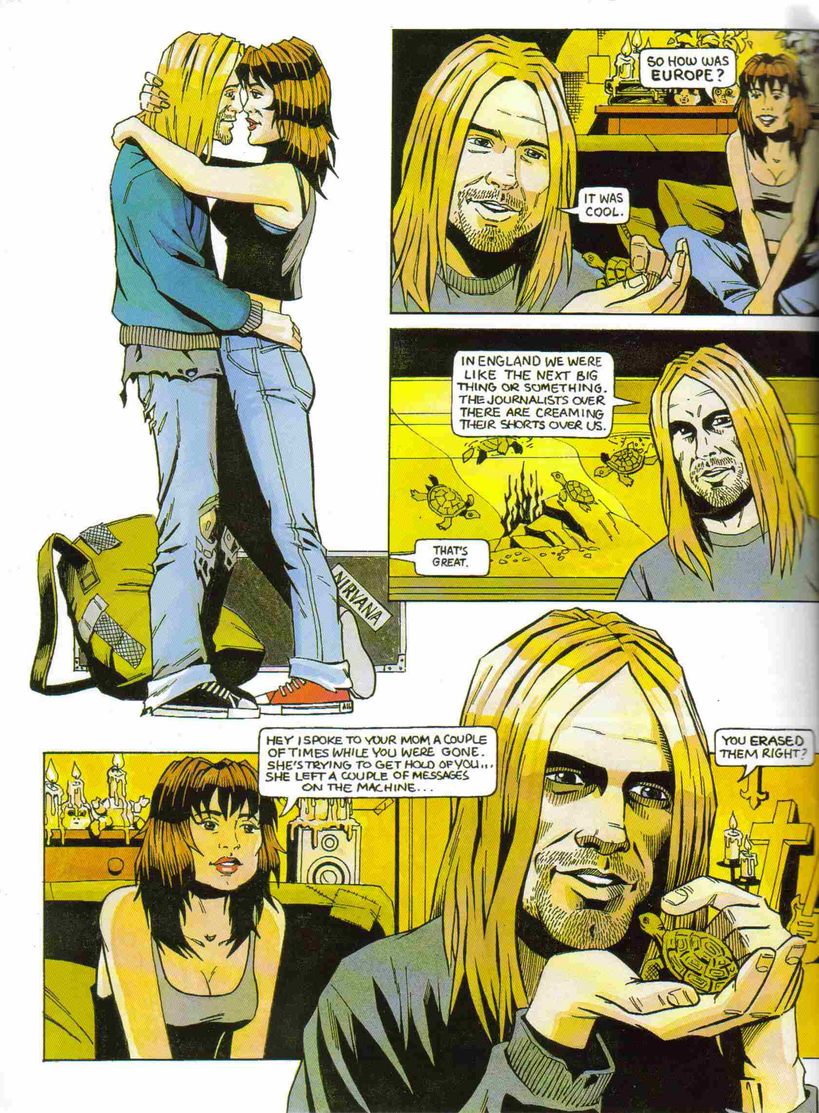 Read online GodSpeed: The Kurt Cobain Graphic comic -  Issue # TPB - 37