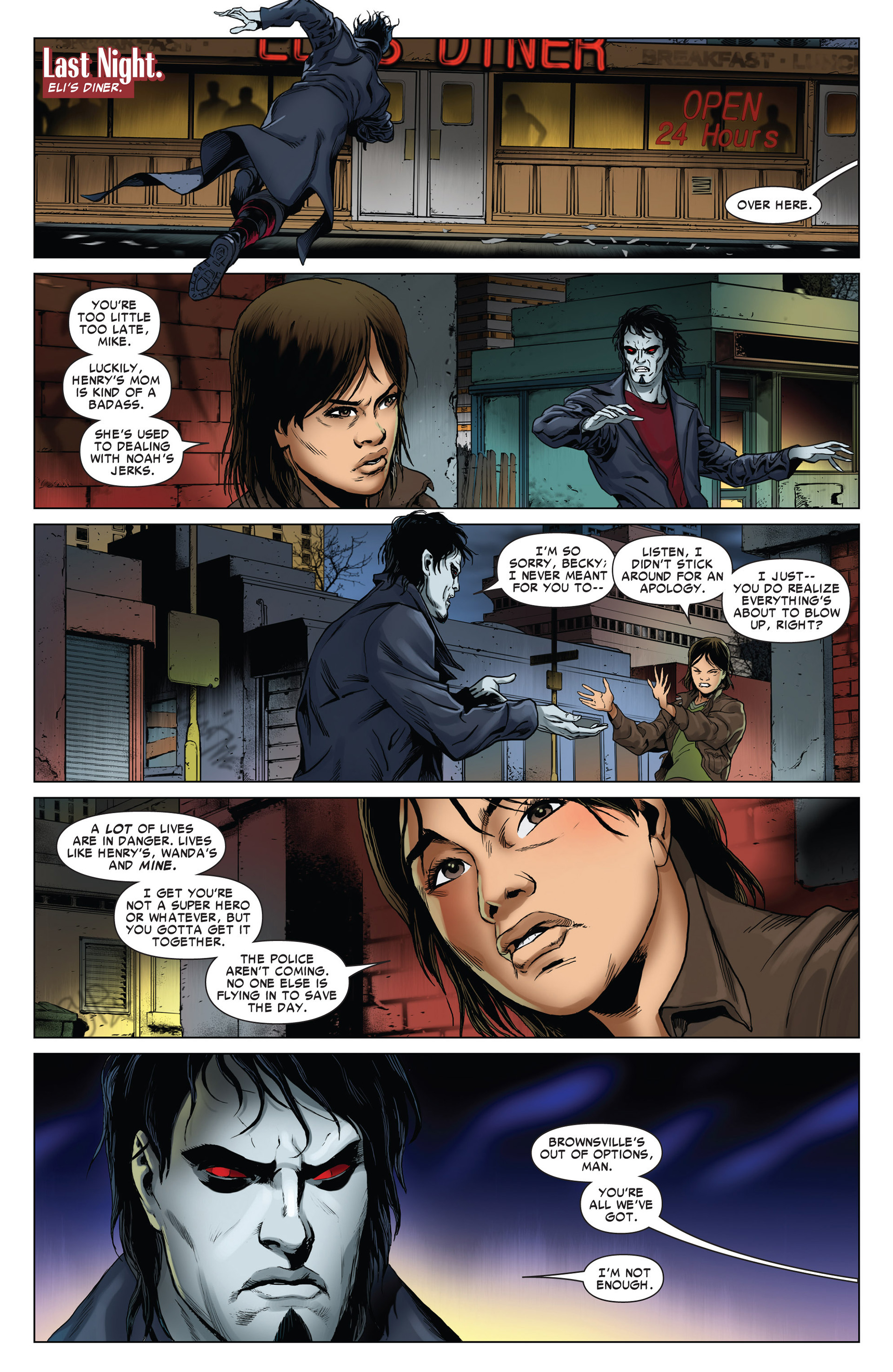 Read online Morbius: The Living Vampire comic -  Issue #5 - 8