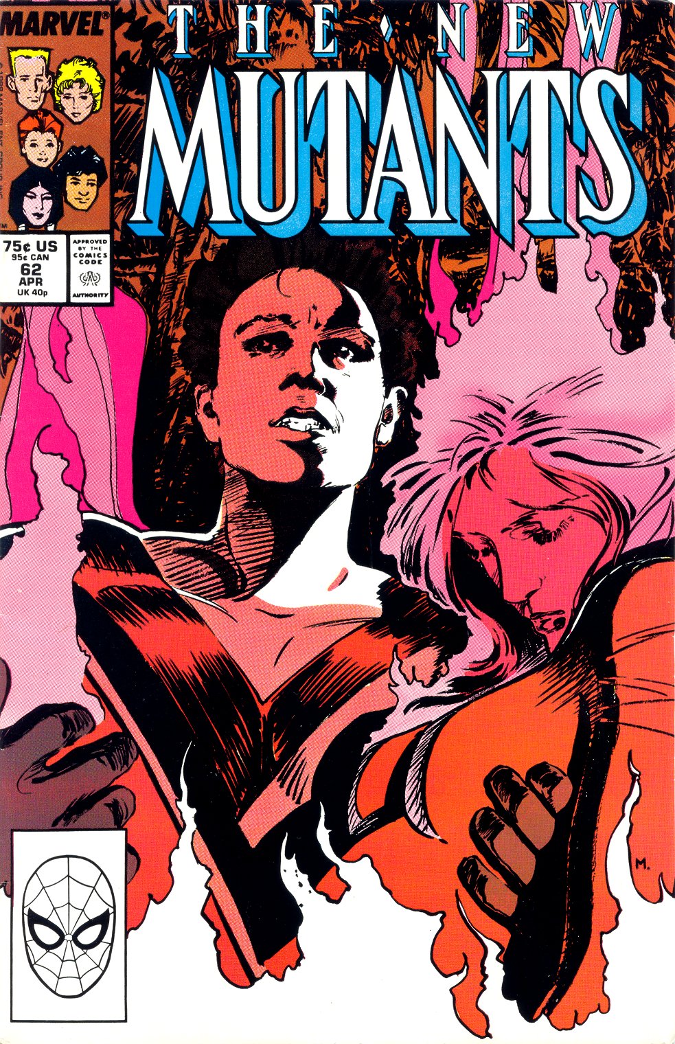 Read online The New Mutants comic -  Issue #62 - 1