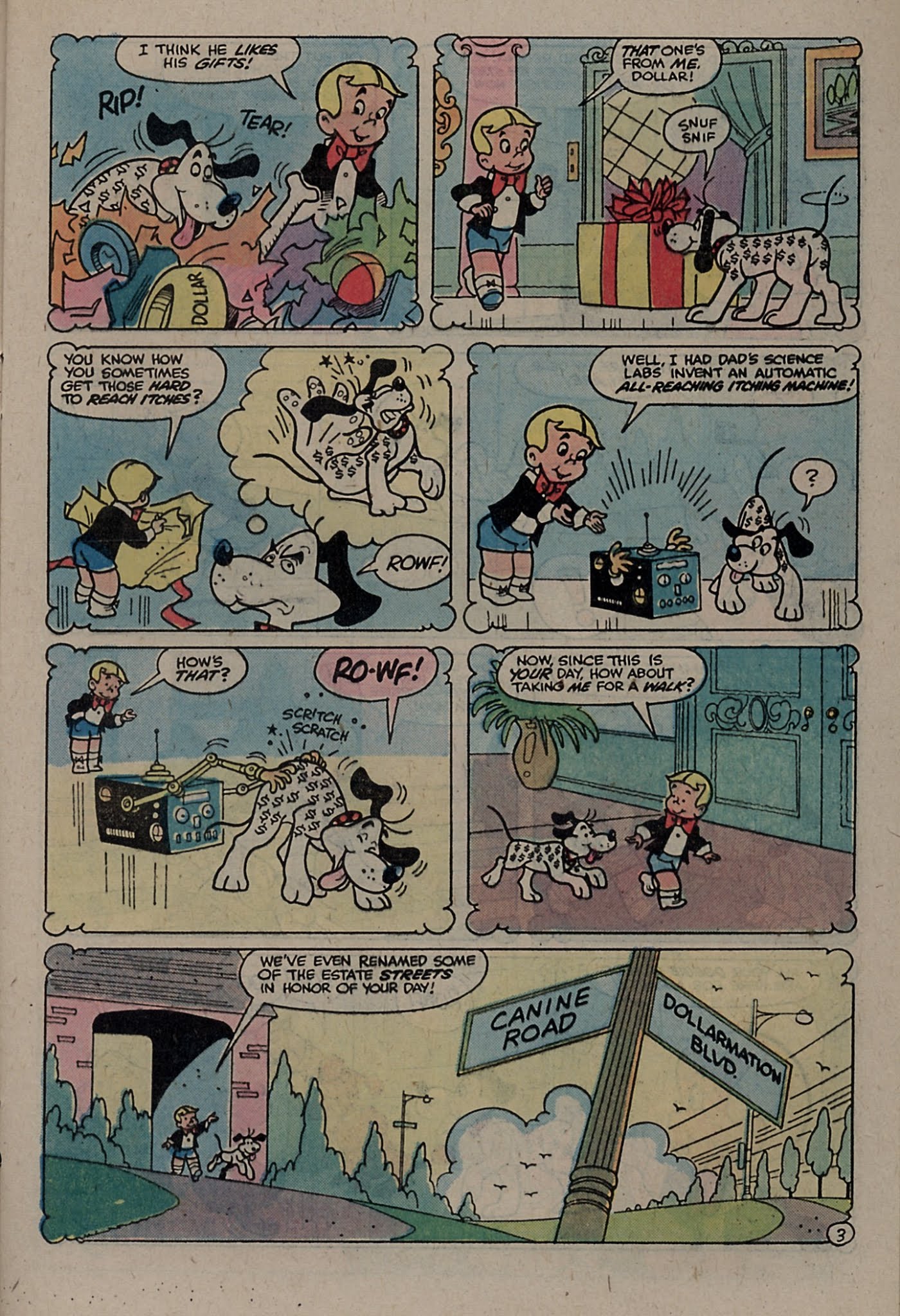Read online Richie Rich & Dollar the Dog comic -  Issue #8 - 21