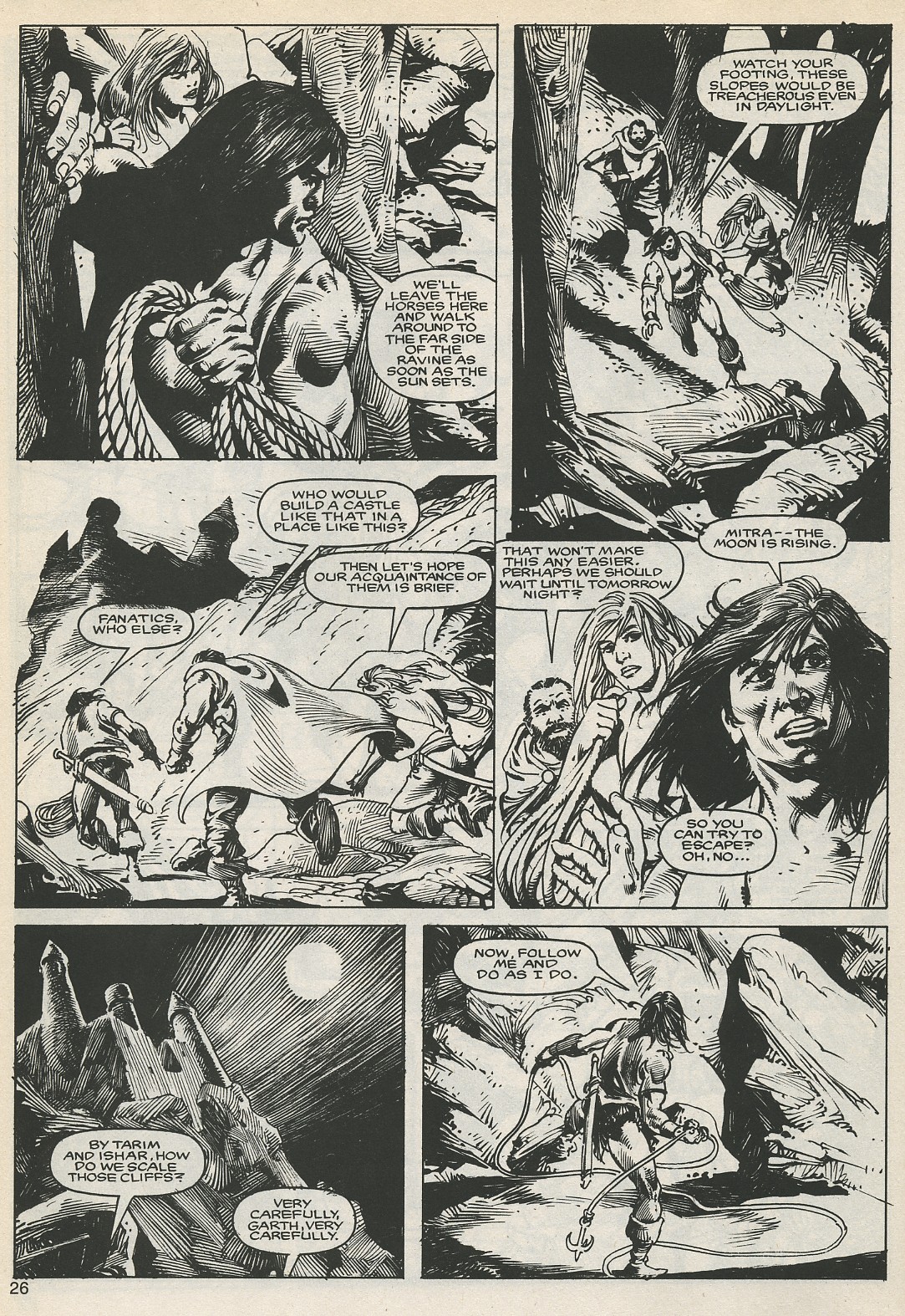 Read online The Savage Sword Of Conan comic -  Issue #127 - 26