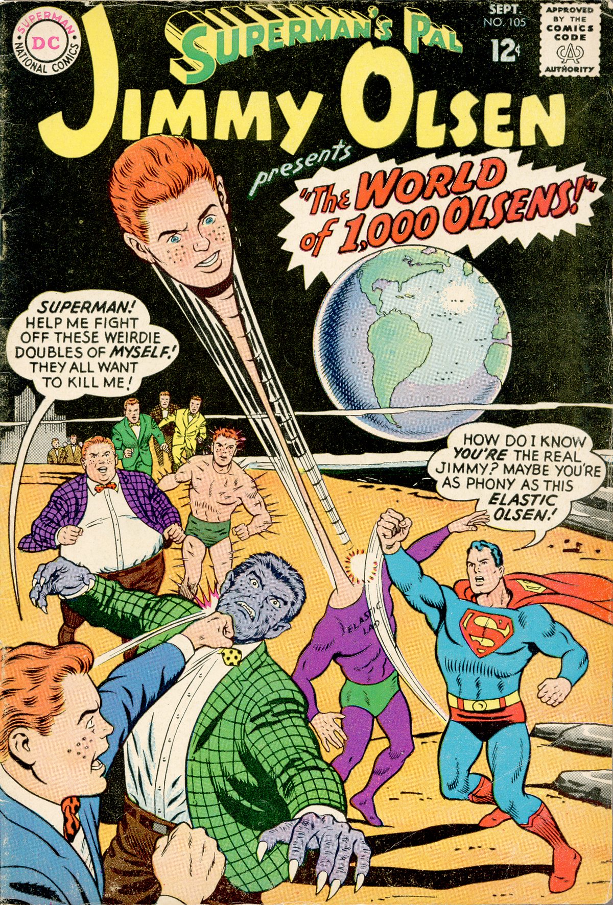 Read online Superman's Pal Jimmy Olsen comic -  Issue #105 - 1