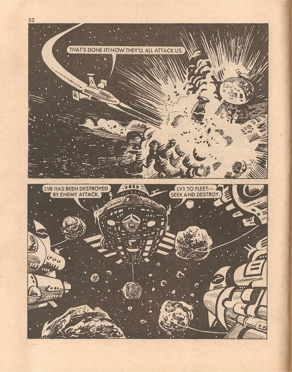 Read online Starblazer comic -  Issue #23 - 52