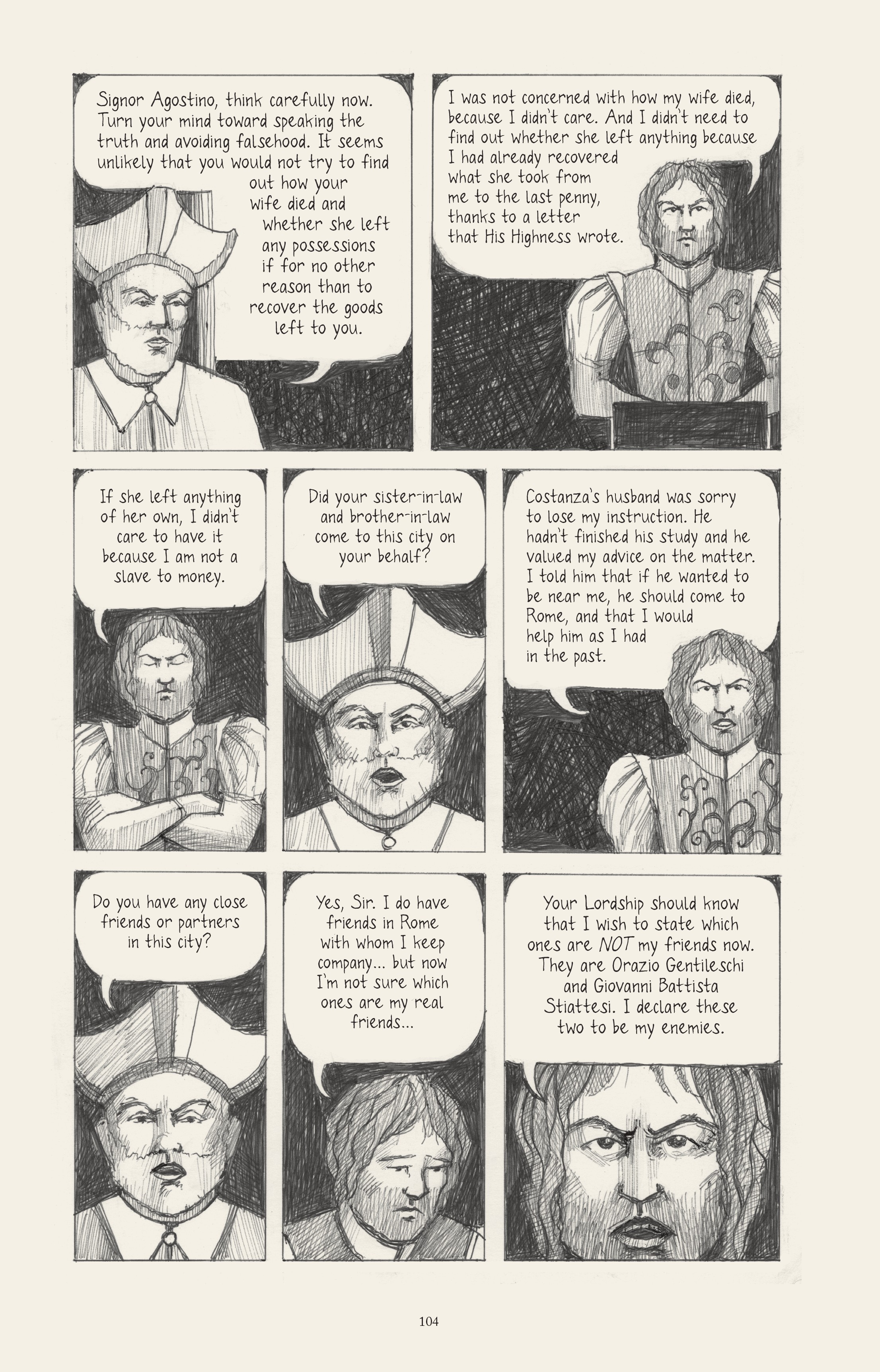 Read online I Know What I Am: The Life and Times of Artemisia Gentileschi comic -  Issue # TPB (Part 2) - 12