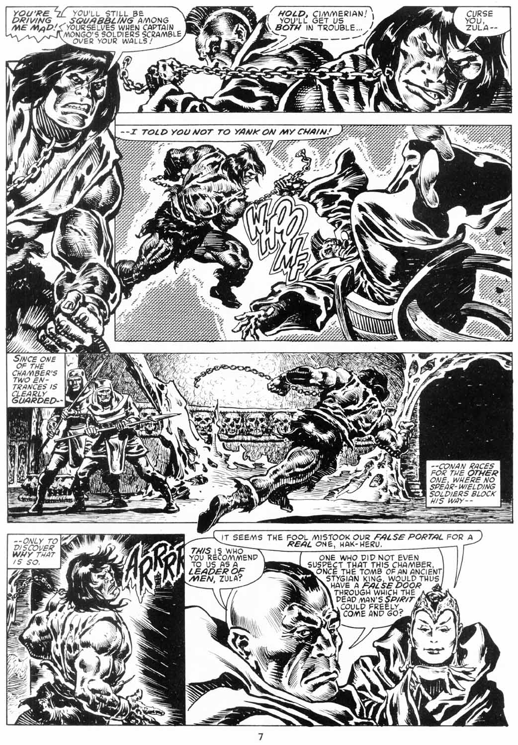 Read online The Savage Sword Of Conan comic -  Issue #206 - 8