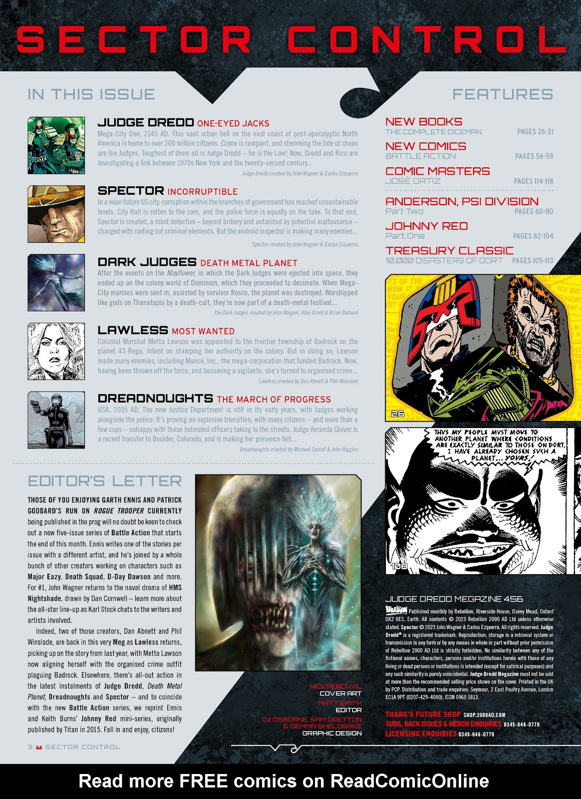 Judge Dredd Megazine (Vol. 5) issue 456 - Page 3