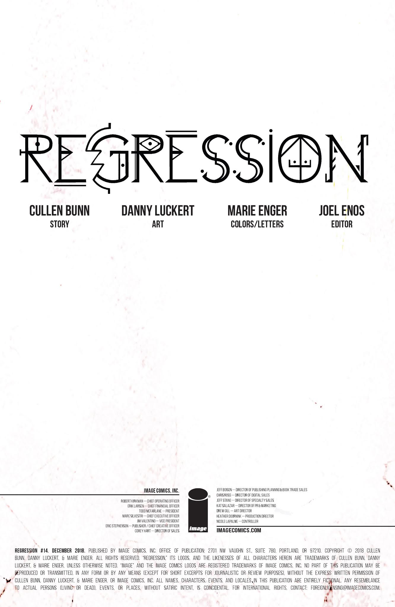 Read online Regression comic -  Issue #14 - 2