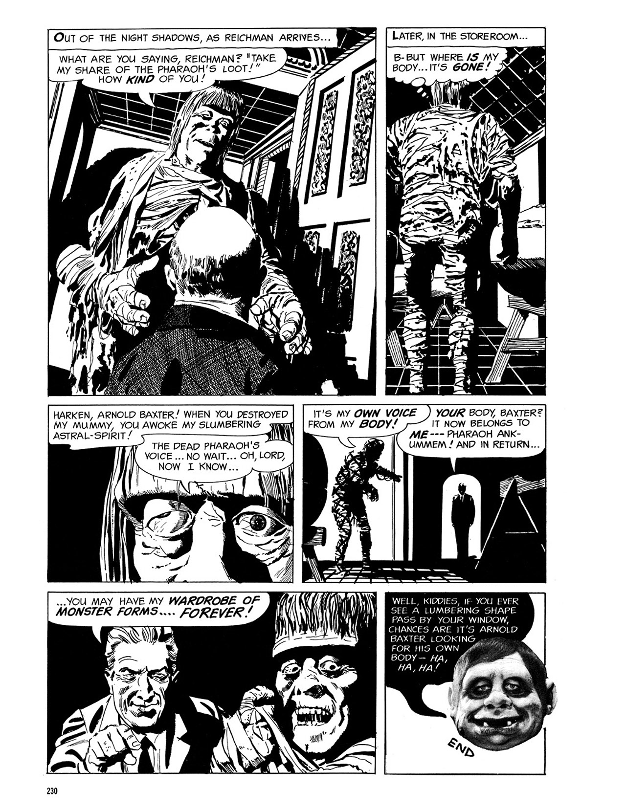 Read online Eerie Archives comic -  Issue # TPB 3 - 231