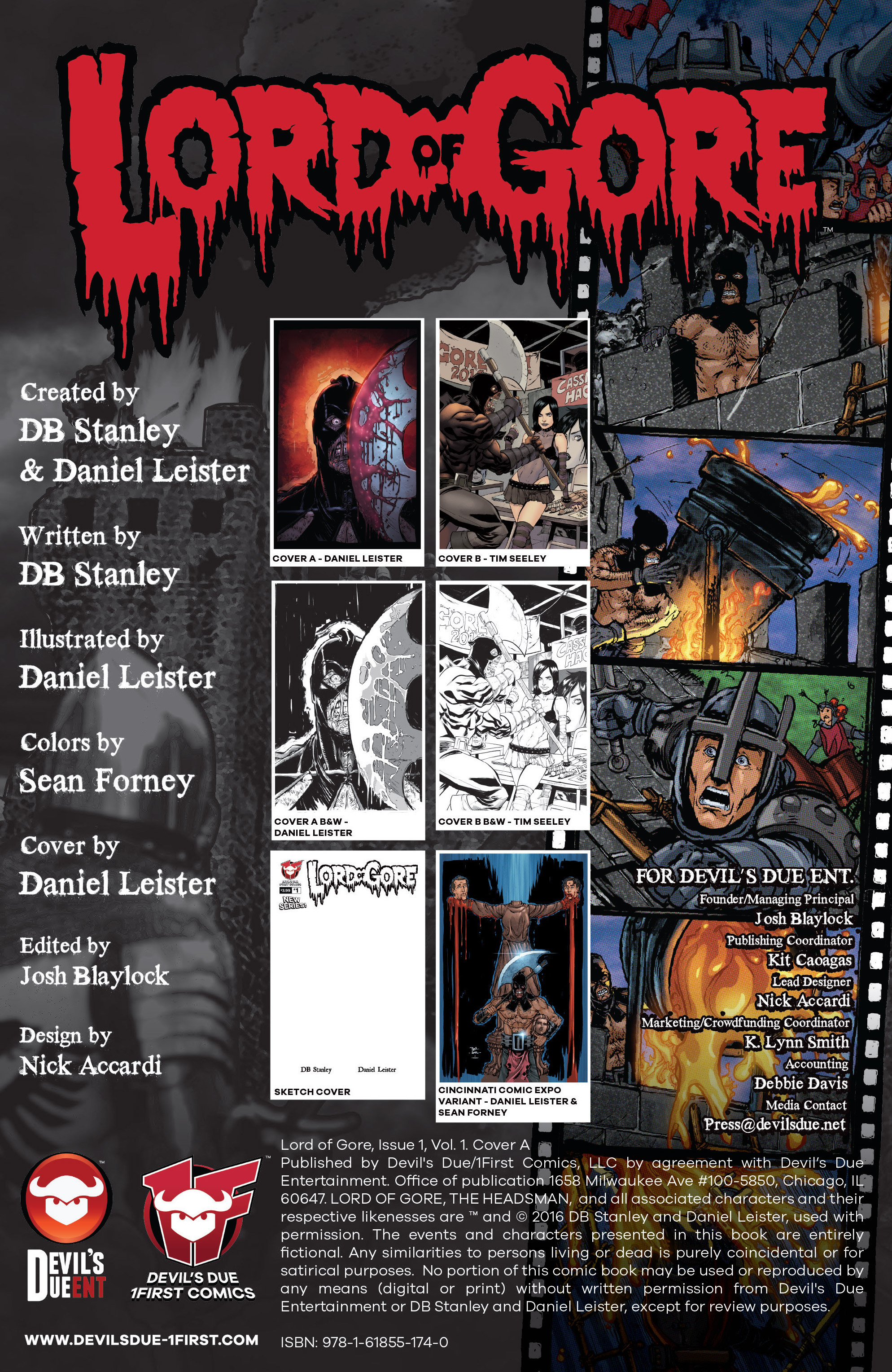 Read online Lord of Gore comic -  Issue #1 - 2