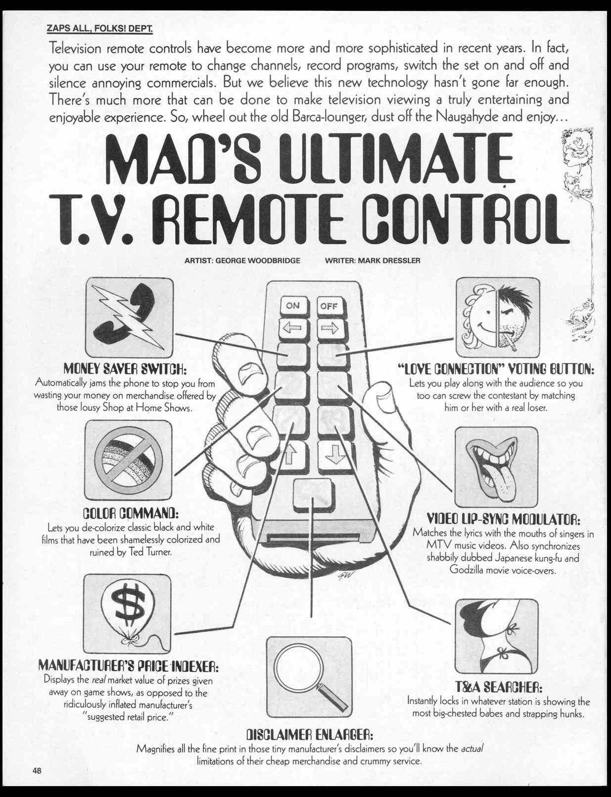 Read online MAD comic -  Issue #295 - 50