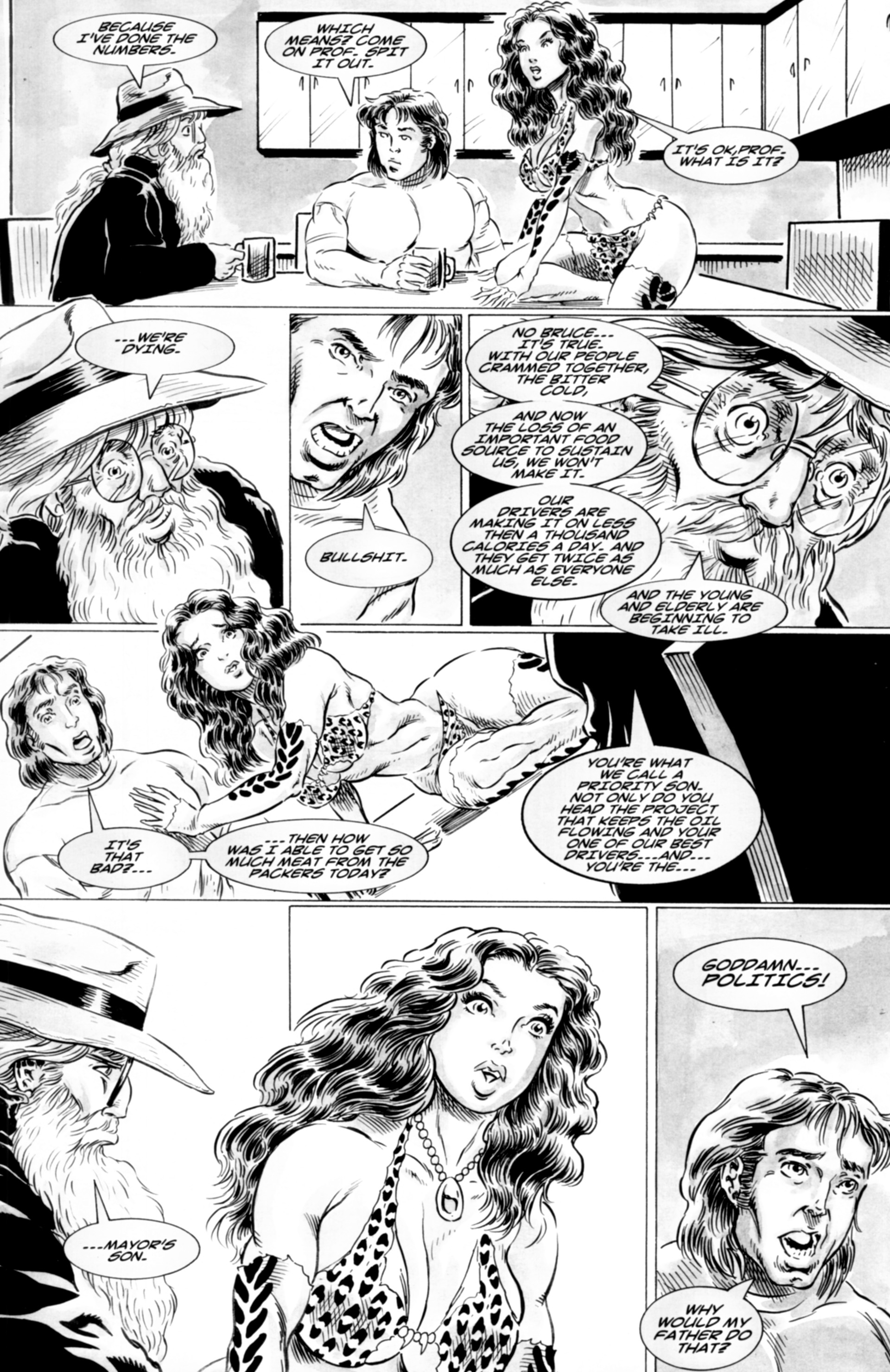 Read online Cavewoman: Snow comic -  Issue #3 - 8