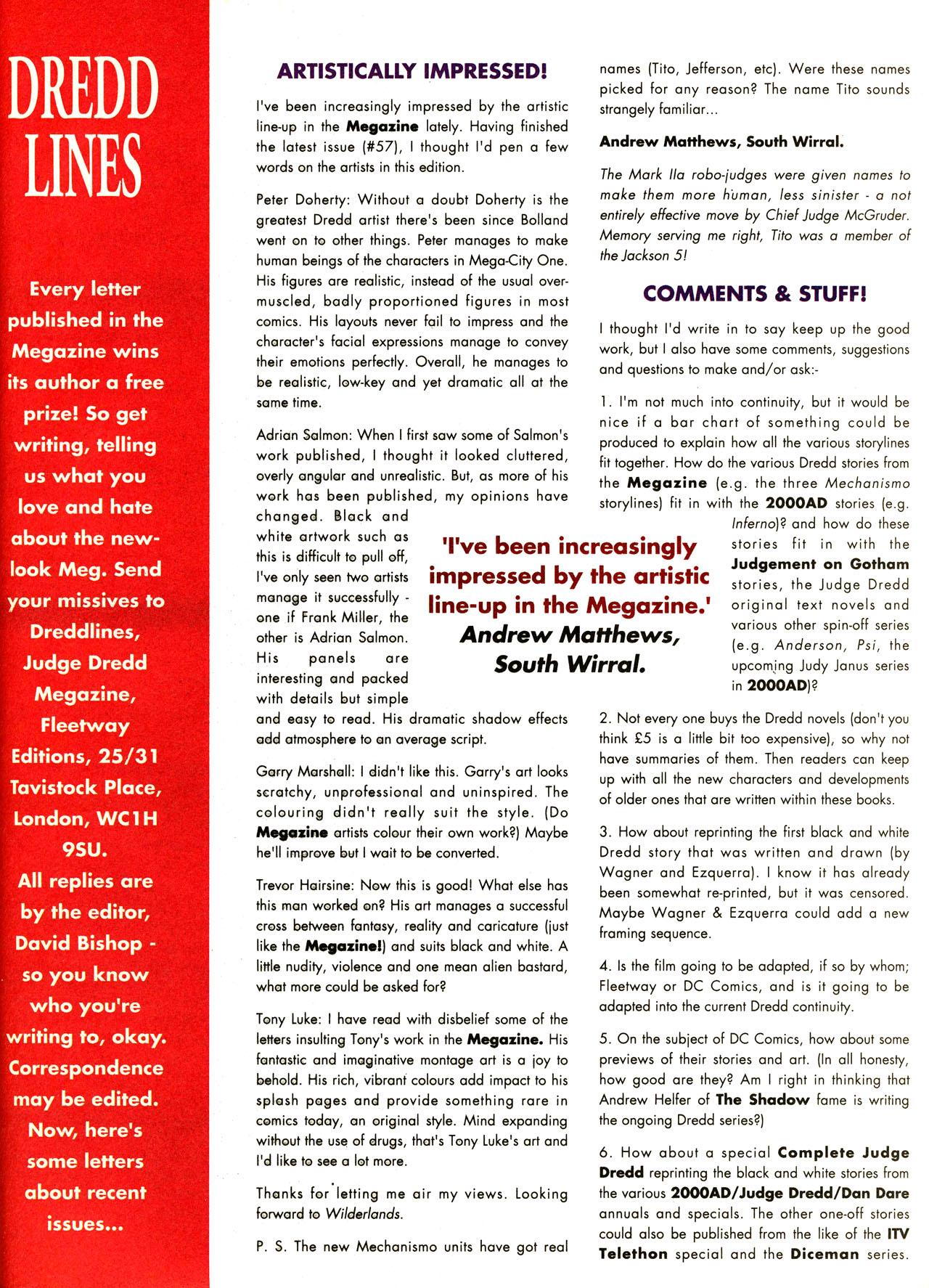 Read online Judge Dredd: The Megazine (vol. 2) comic -  Issue #61 - 41