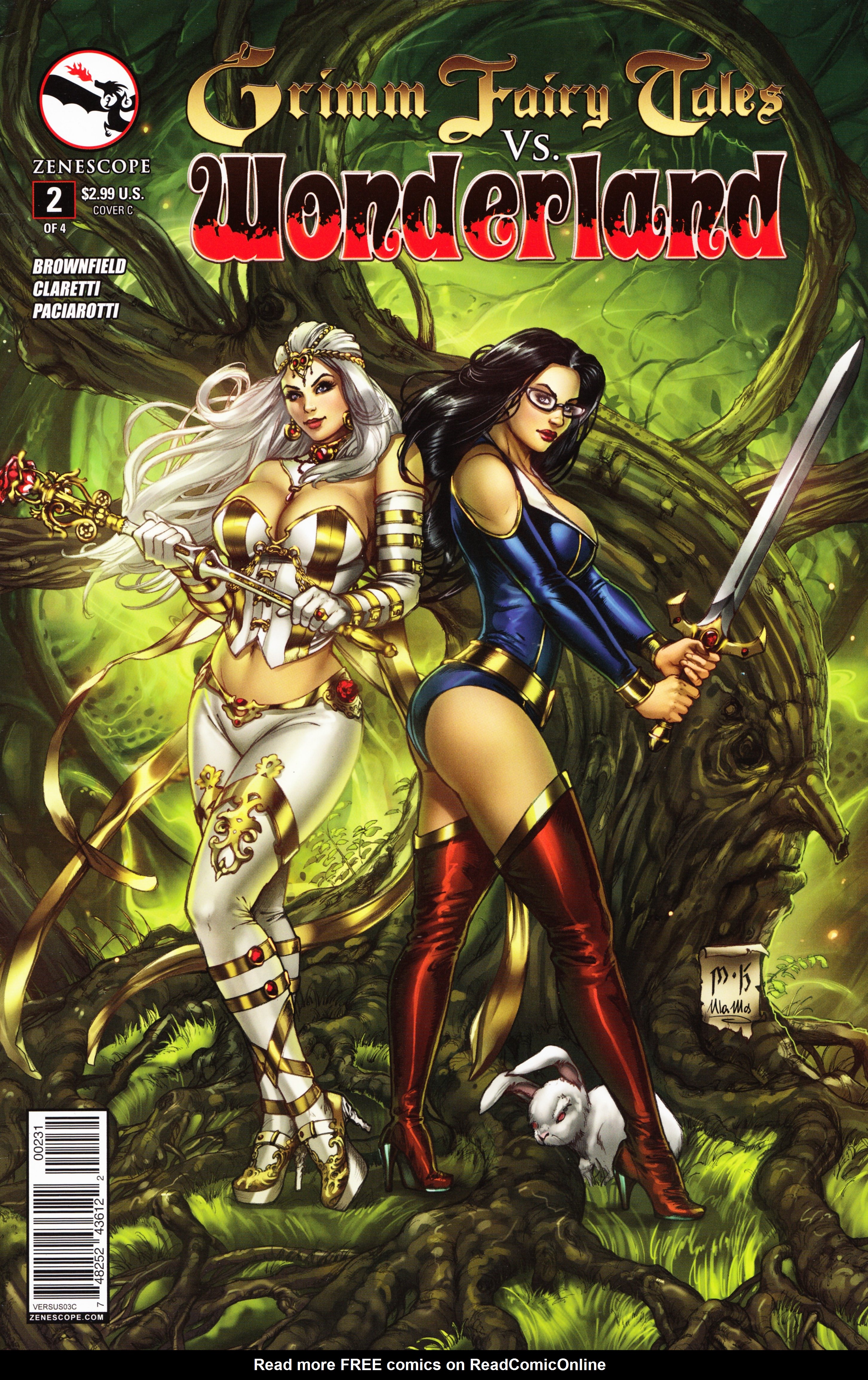 Read online Grimm Fairy Tales vs. Wonderland comic -  Issue #2 - 2