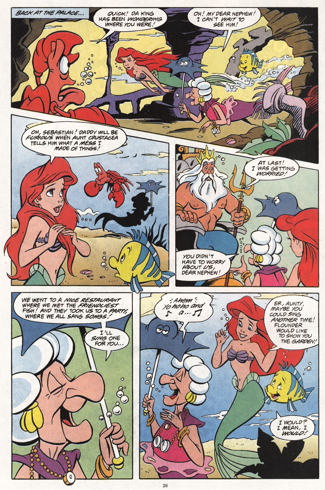 Read online Disney's The Little Mermaid comic -  Issue #5 - 28