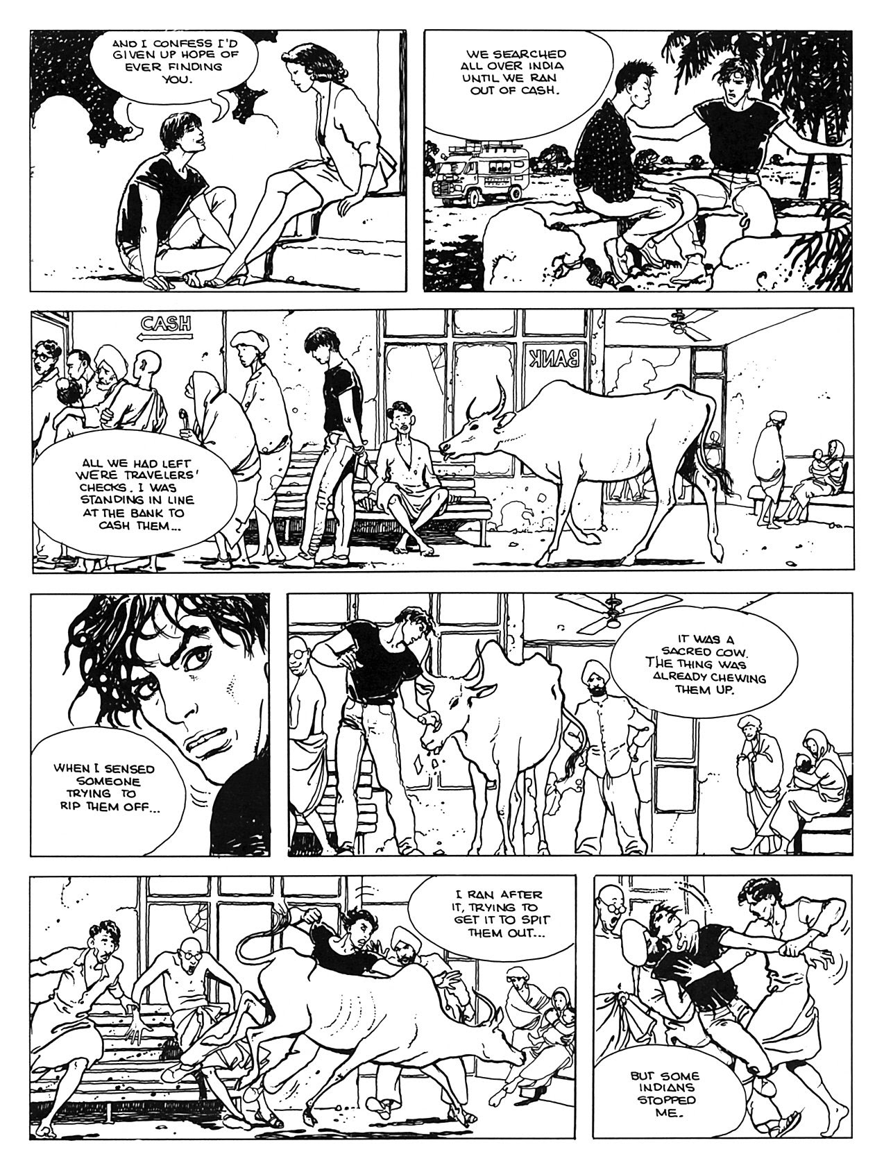 Read online Perchance to dream - The Indian adventures of Giuseppe Bergman comic -  Issue # TPB - 109