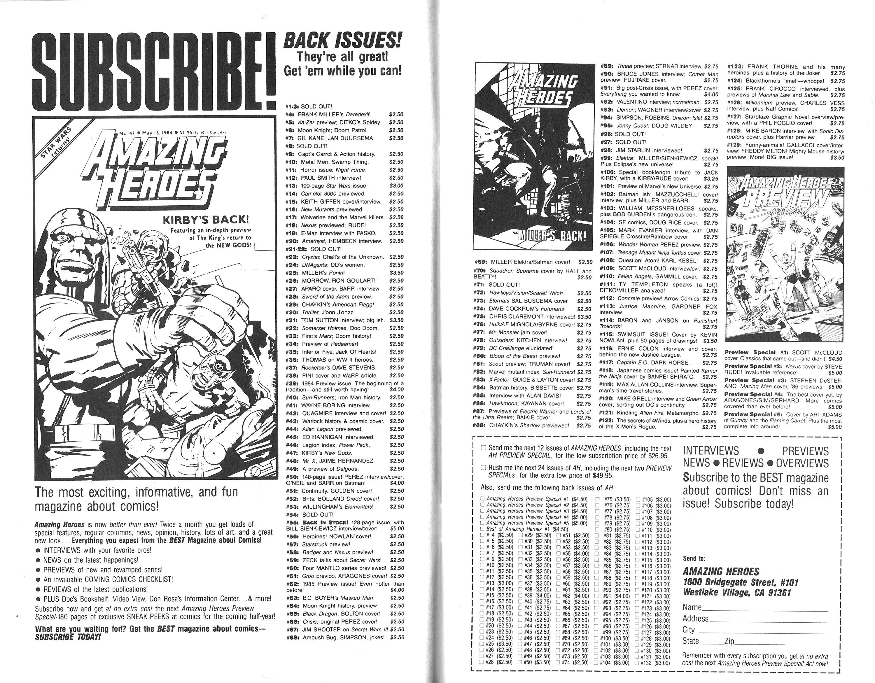 Read online Amazing Heroes comic -  Issue #130 - 10