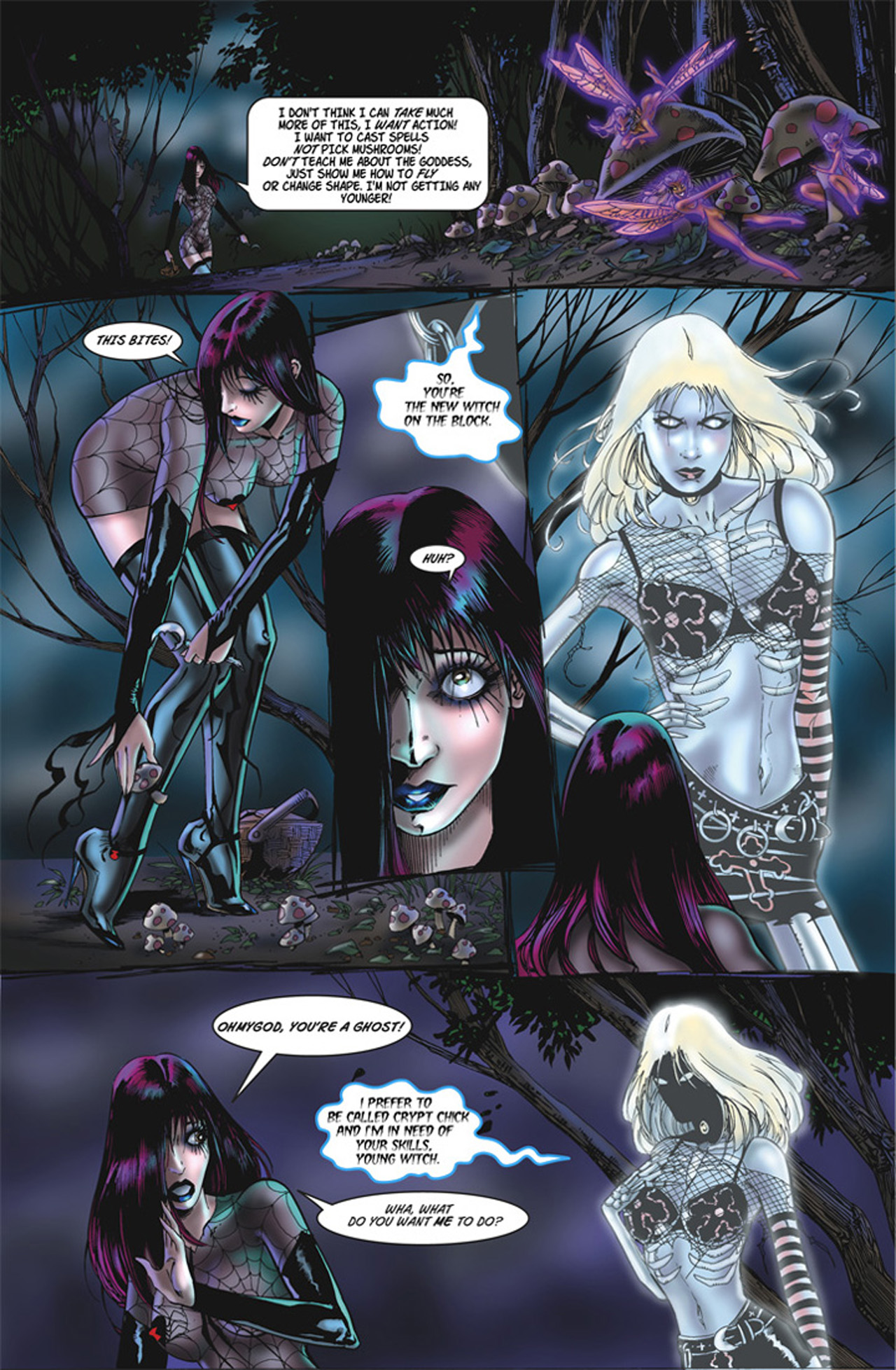 Read online Tarot: Witch of the Black Rose comic -  Issue #7 - 21