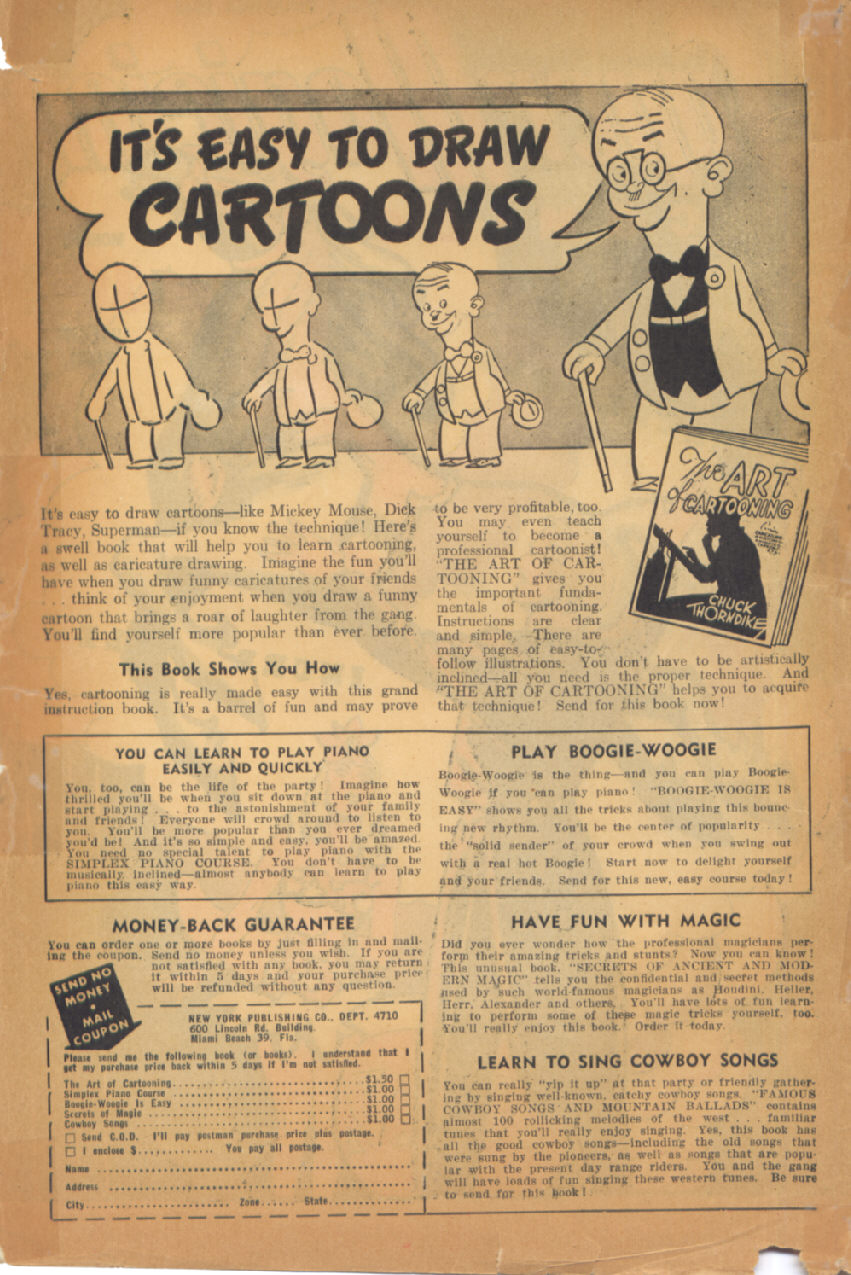 Read online Super-Magician Comics comic -  Issue #44 - 2