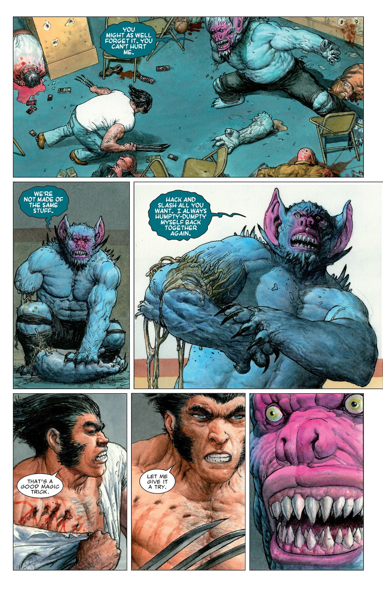 Read online Wolverine: Flies to a Spider comic -  Issue # TPB - 122