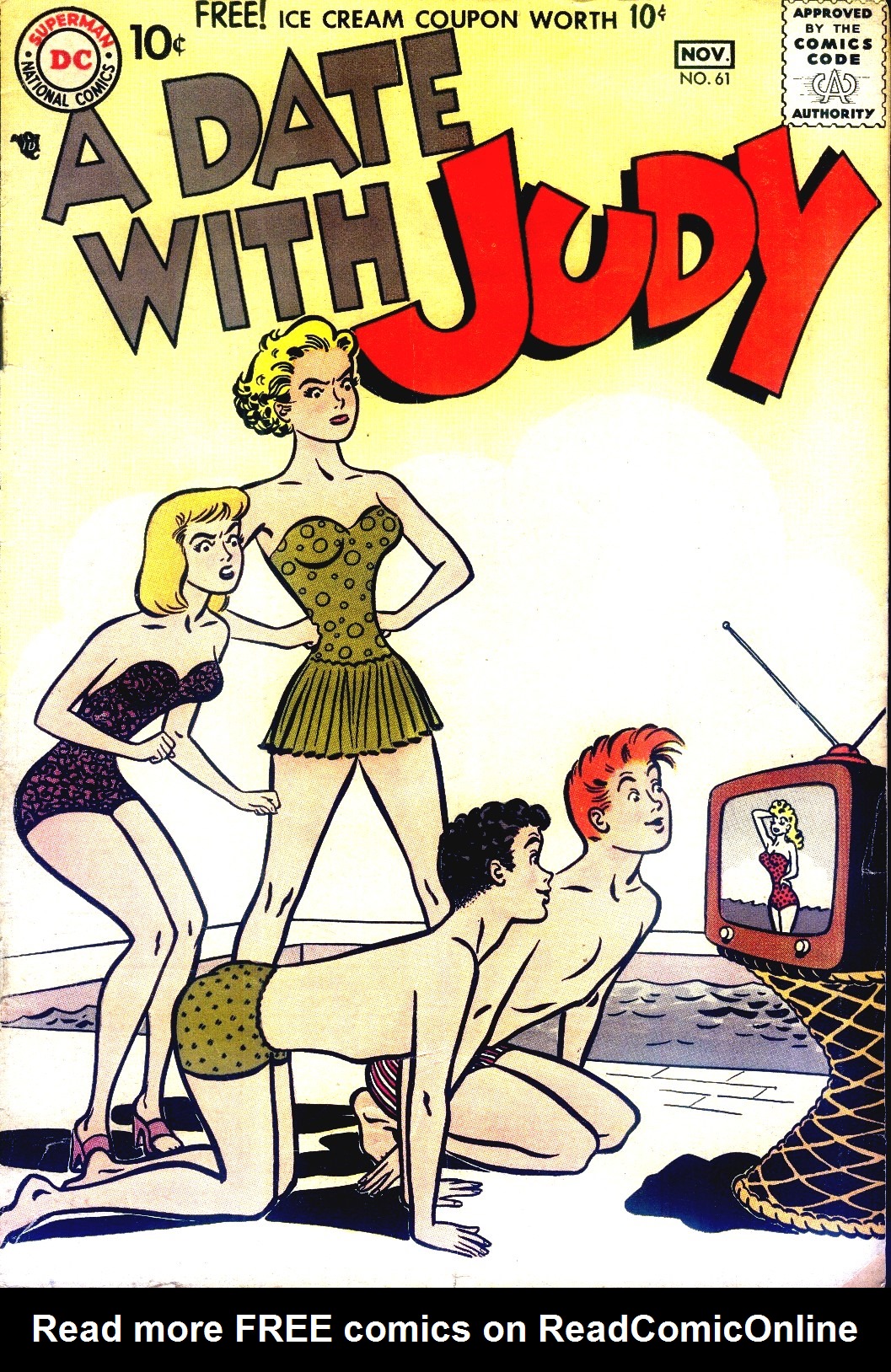 Read online A Date with Judy comic -  Issue #61 - 1