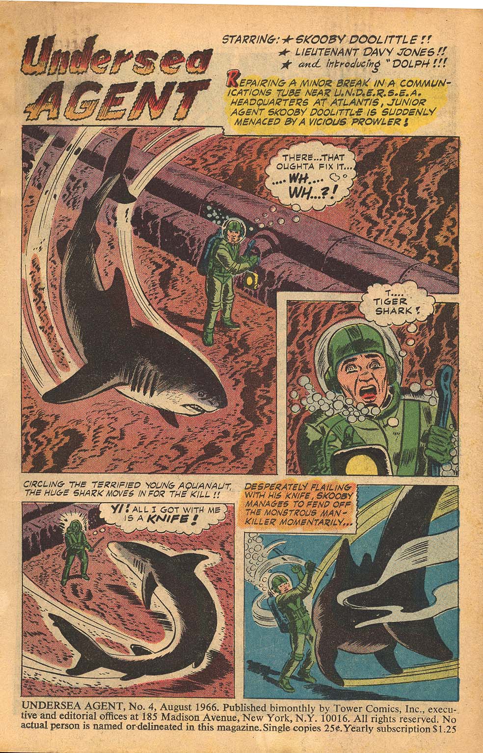 Read online Undersea Agent comic -  Issue #4 - 3