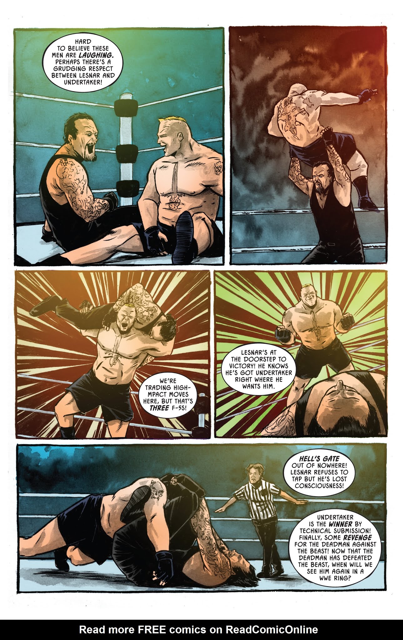 Read online WWE: Undertaker comic -  Issue # TPB - 99