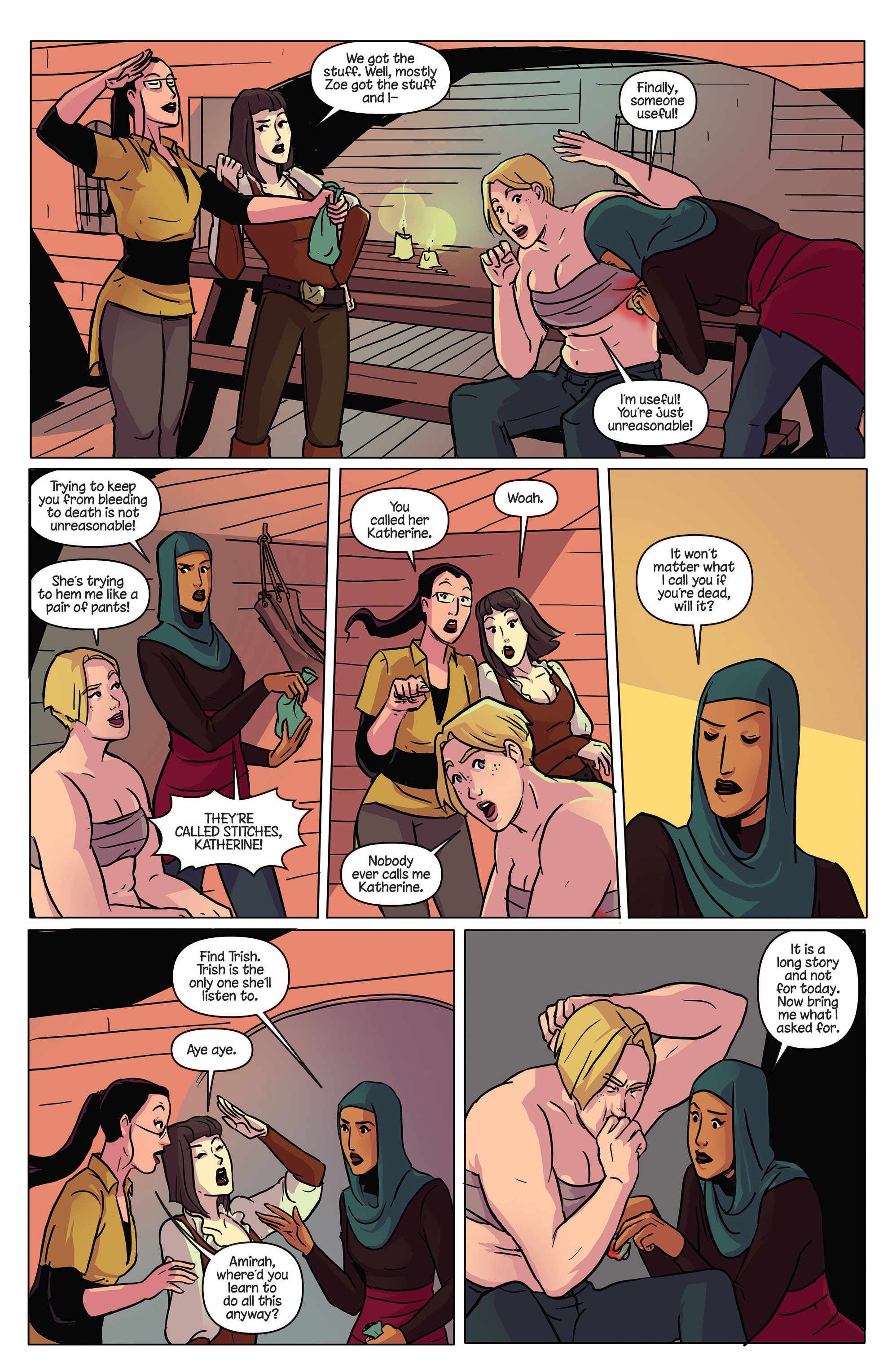 Read online Princeless Raven Year Two: Love and Revenge comic -  Issue # _TPB Two Ships In the Night - 83