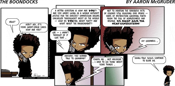 Read online The Boondocks Collection comic -  Issue # Year 2004 - 94