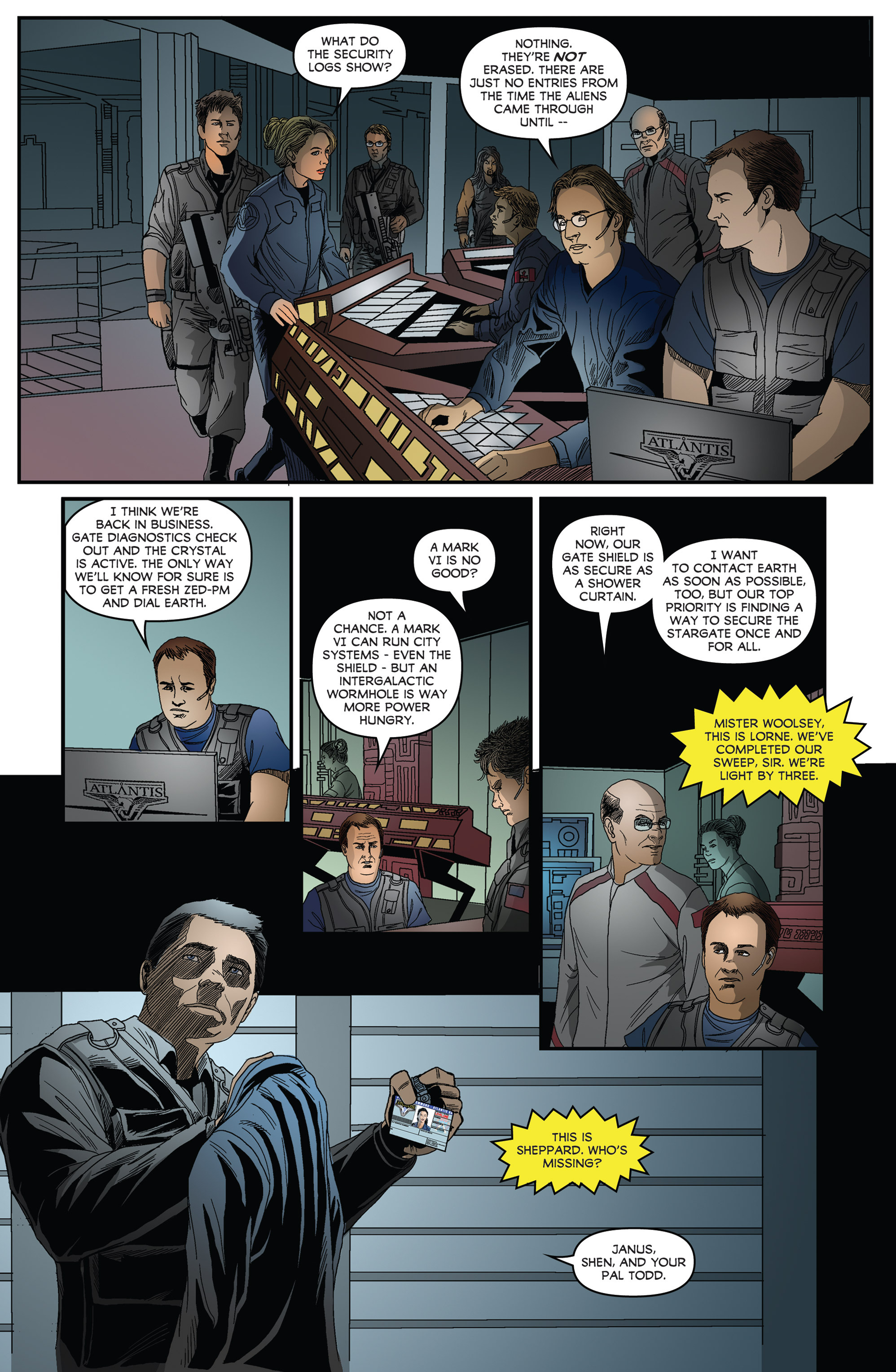 Read online Stargate Atlantis: Gateways comic -  Issue #3 - 4