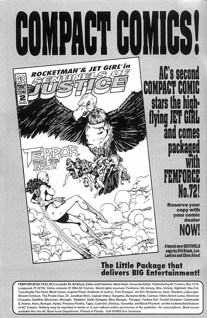 Read online Femforce comic -  Issue #70 - 2