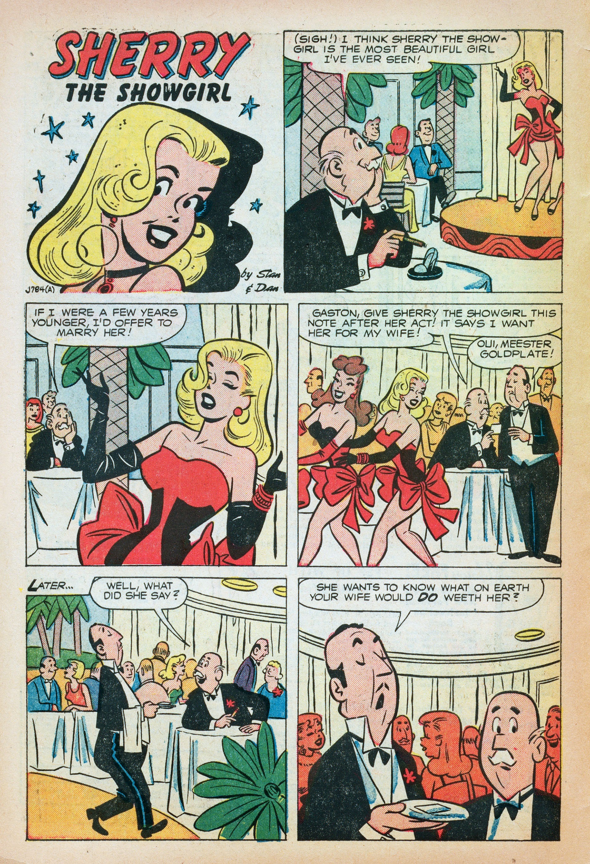 Read online Sherry the Showgirl (1956) comic -  Issue #1 - 10