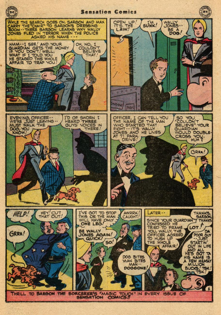 Read online Sensation (Mystery) Comics comic -  Issue #61 - 30