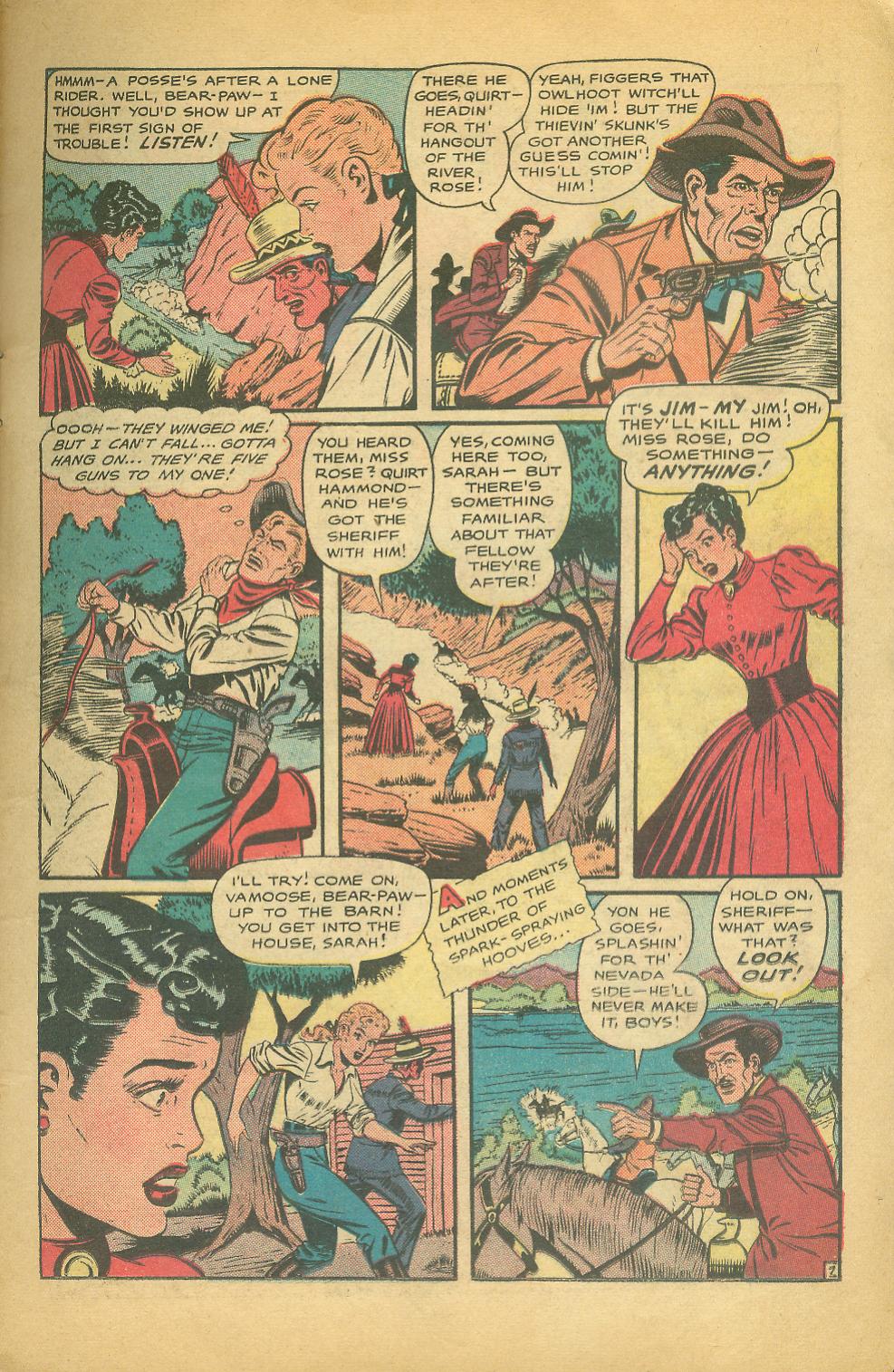 Read online Cowgirl Romances (1950) comic -  Issue #2 - 18