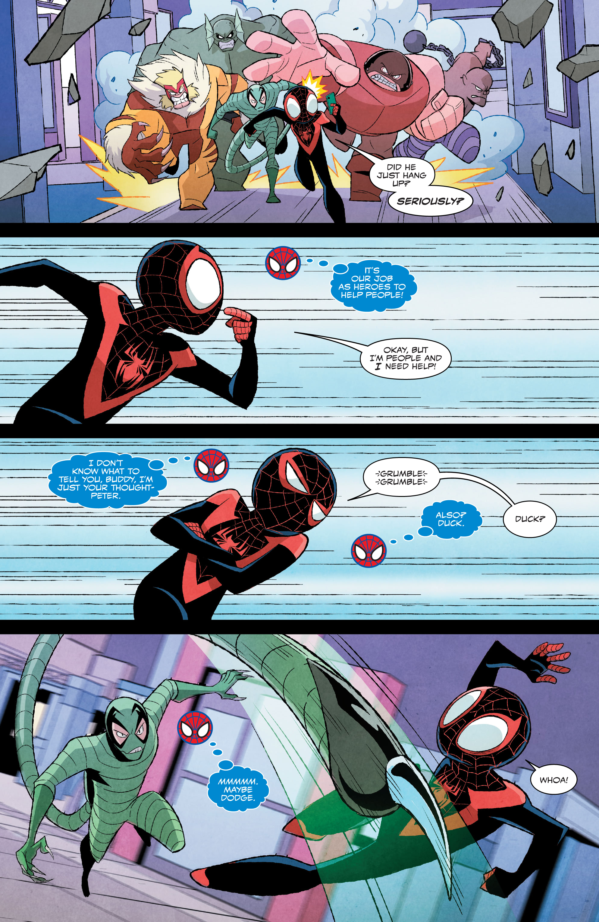 Read online Peter Parker And Miles Morales Spider-Men Double Trouble comic -  Issue #2 - 14