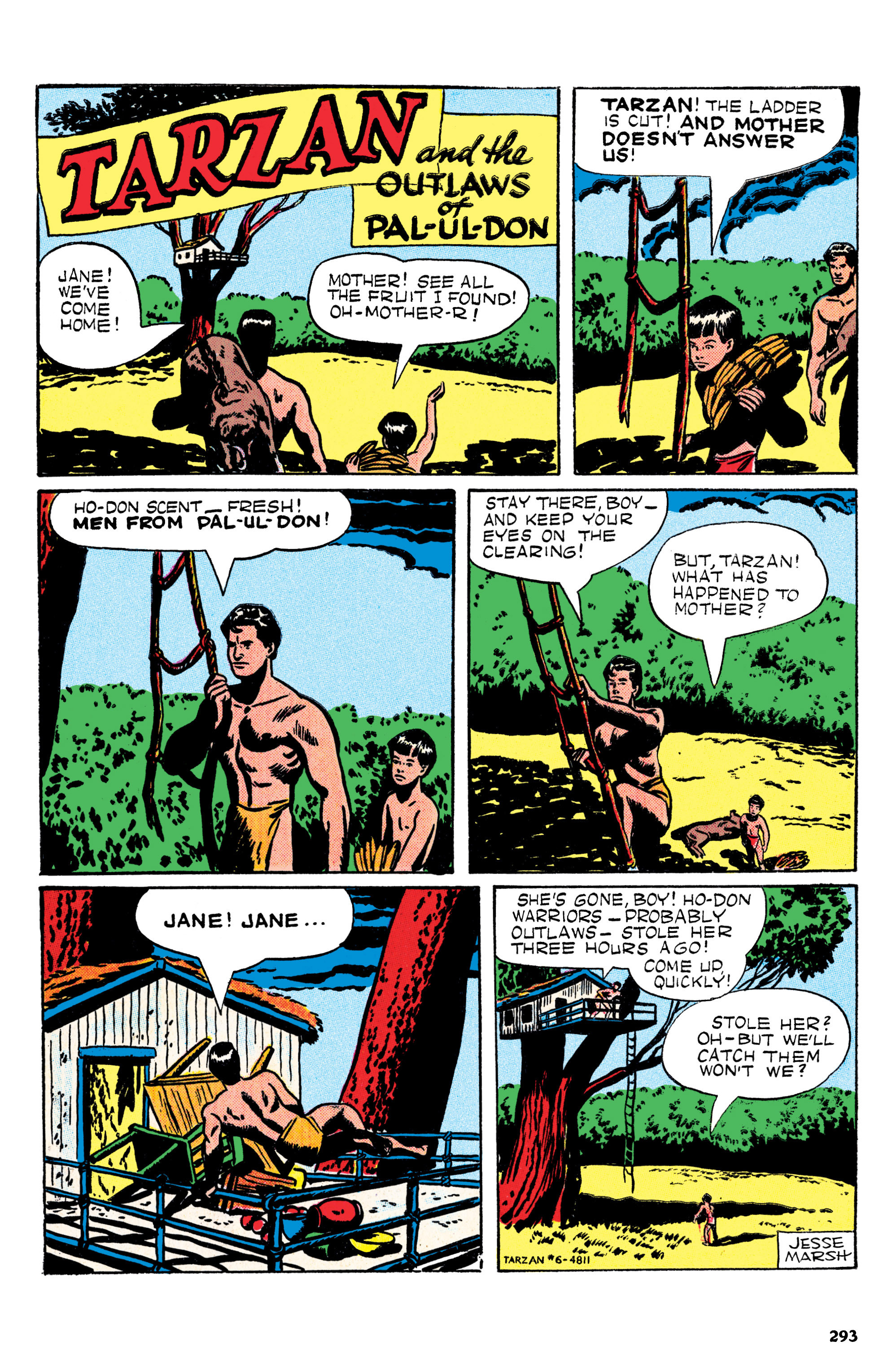 Read online Edgar Rice Burroughs Tarzan: The Jesse Marsh Years Omnibus comic -  Issue # TPB (Part 3) - 95