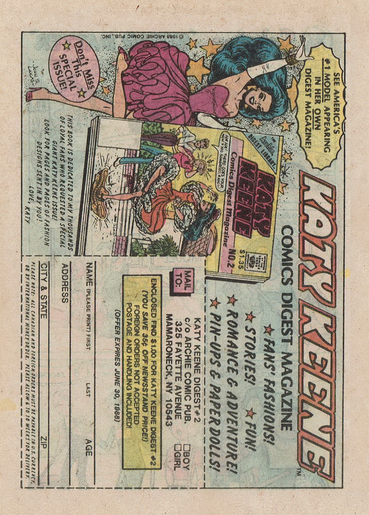 Read online Betty and Veronica Digest Magazine comic -  Issue #31 - 28