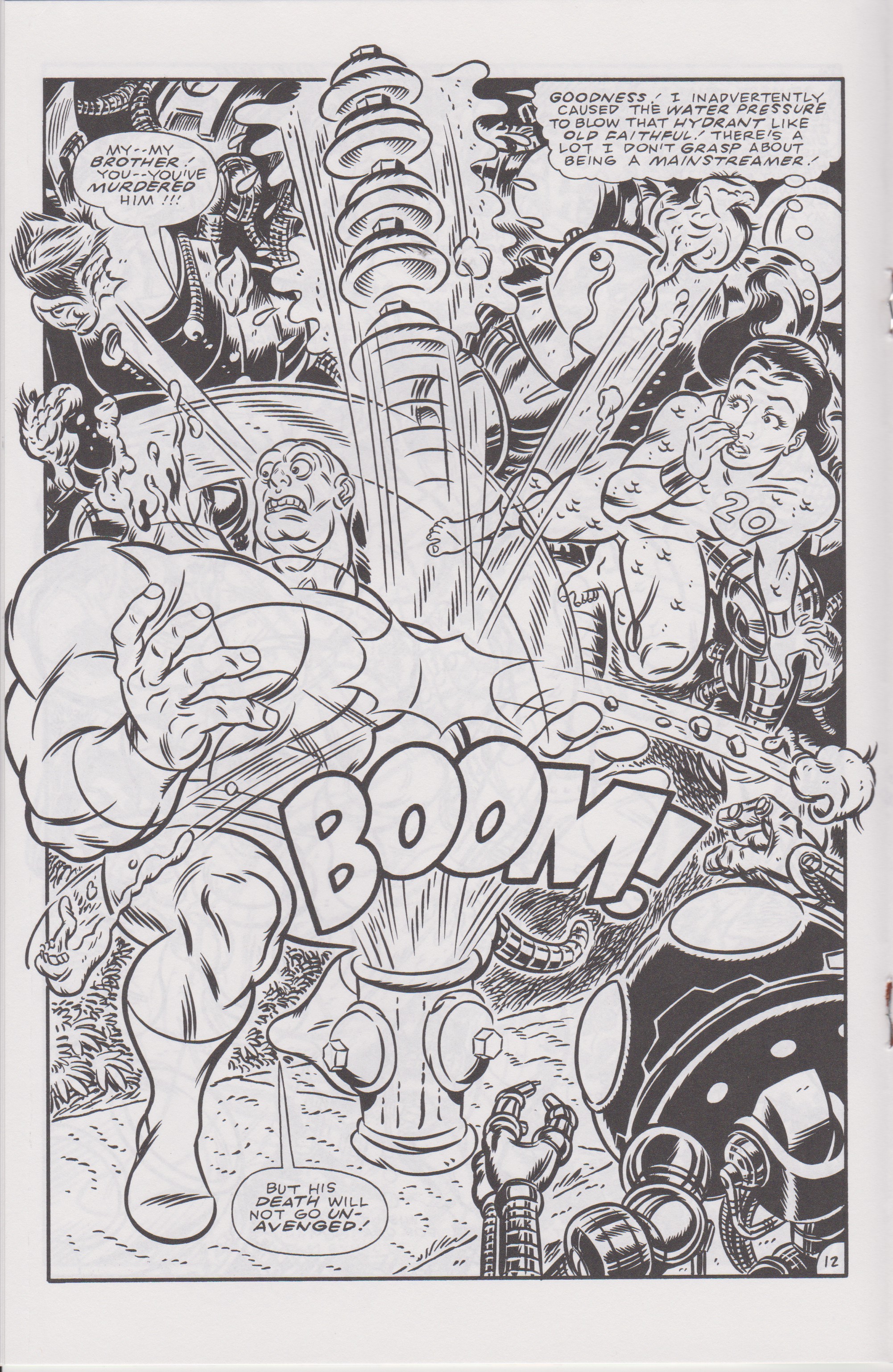 Read online Don Simpson's Bizarre Heroes comic -  Issue #12 - 14