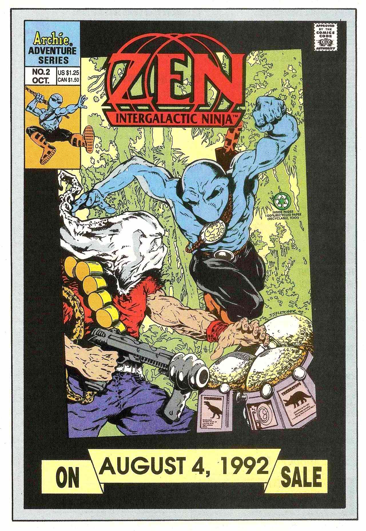 Read online Zen Intergalactic Ninja (1992) comic -  Issue #1 - 32