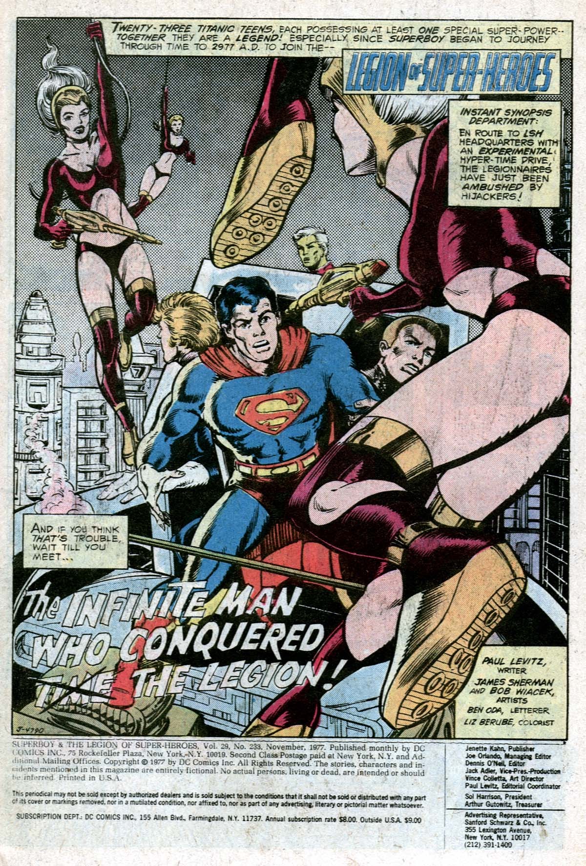 Read online Superboy and the Legion of Super-Heroes (1977) comic -  Issue #233 - 2
