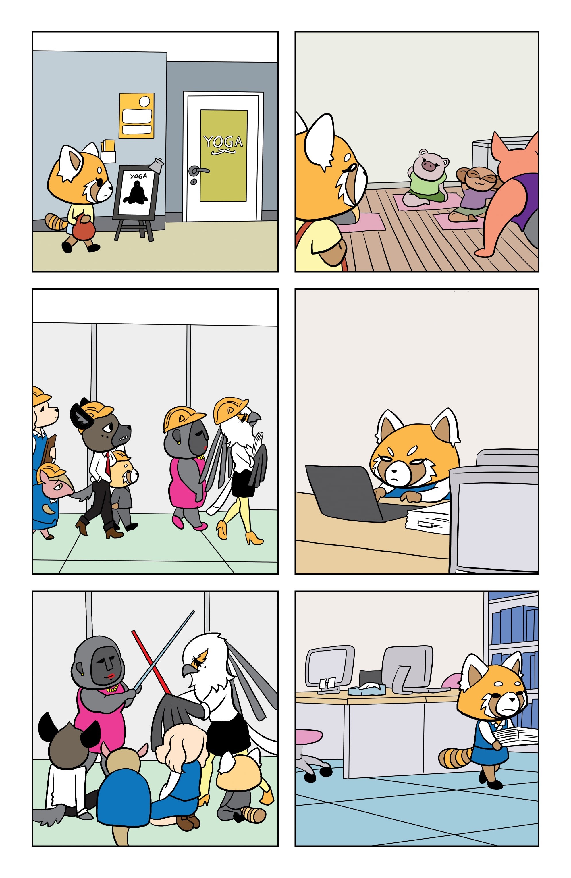 Read online Aggretsuko: Meet Her World comic -  Issue #1 - 12