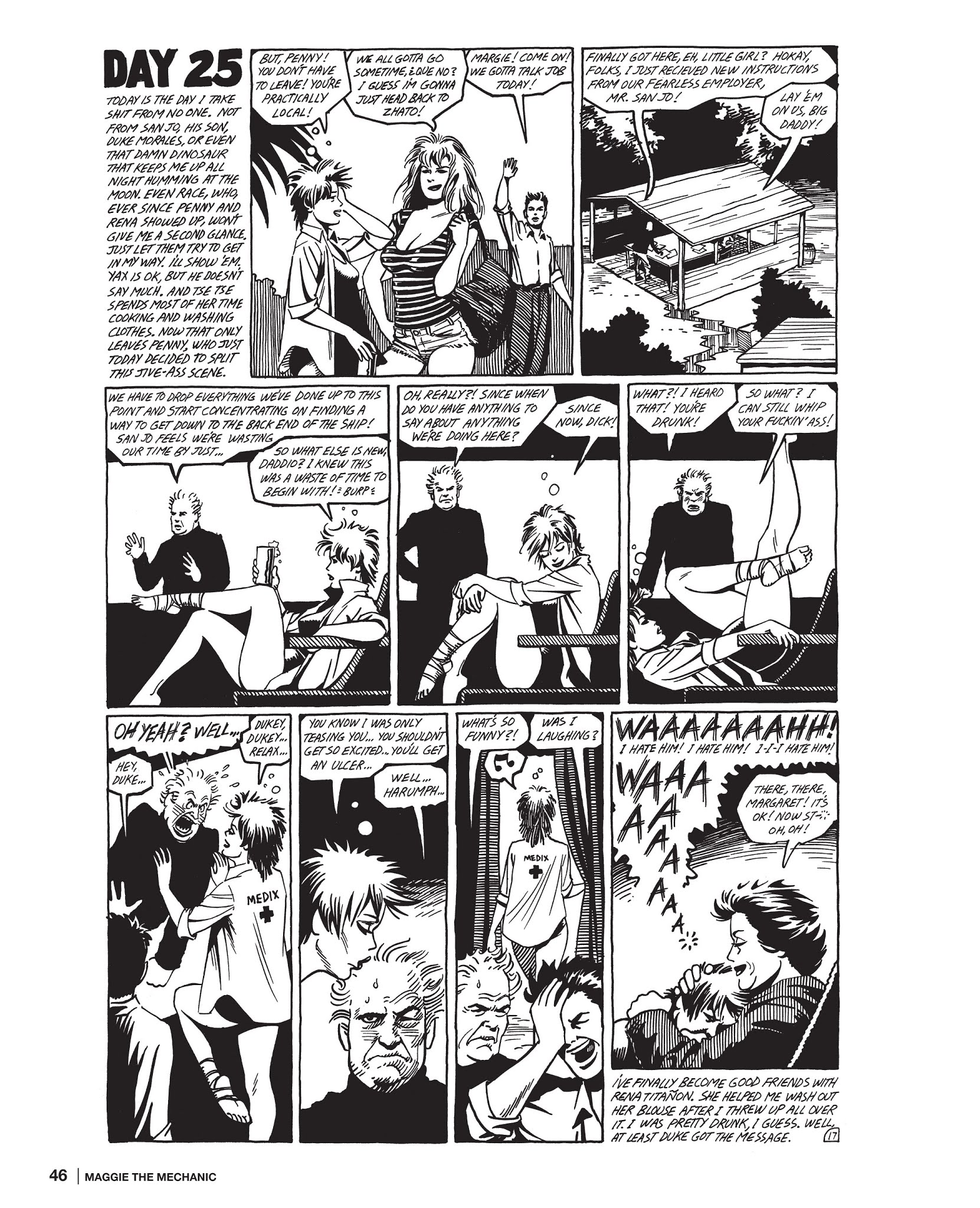 Read online Maggie the Mechanic: The Love & Rockets Library - Locas comic -  Issue # TPB (Part 1) - 46