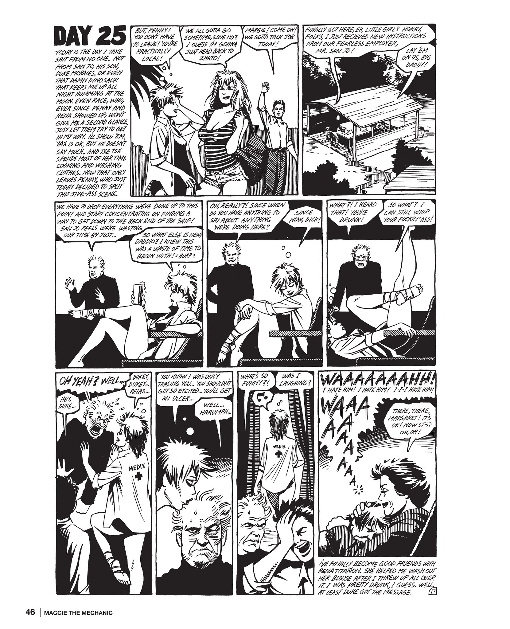Read online Maggie the Mechanic: The Love & Rockets Library - Locas comic -  Issue # TPB (Part 1) - 46