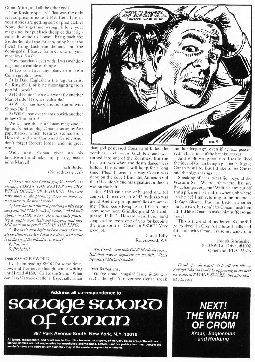 Read online The Savage Sword Of Conan comic -  Issue #156 - 5